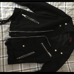 Tripp fabric biker jacket